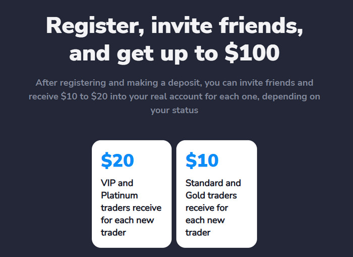 Stockity affiliate program, Stockity partner